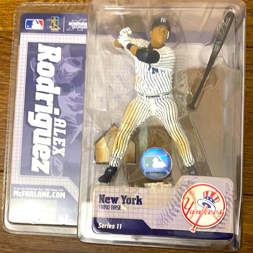 2005 McFarlane MLB New York Yankees Alex Rodriguez Figure New In Package